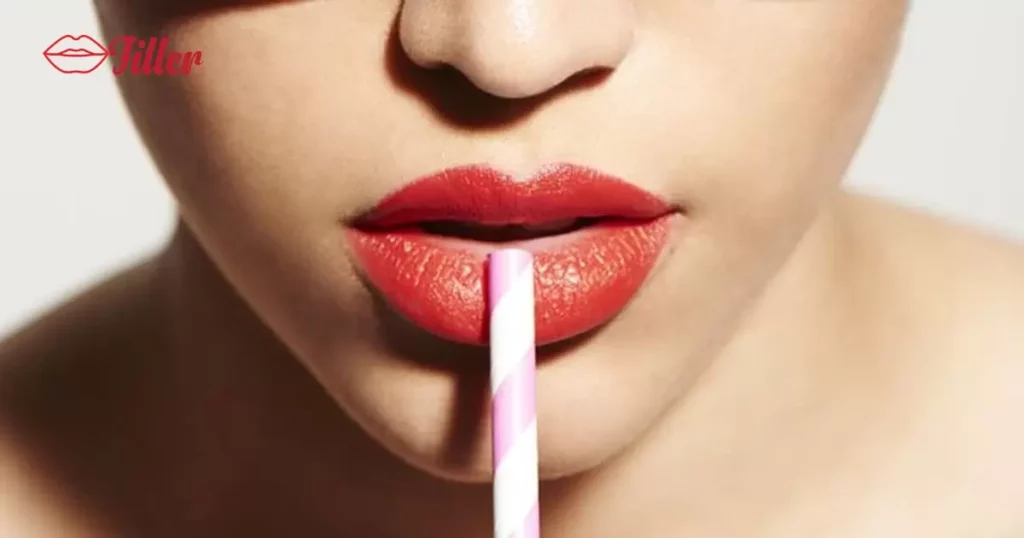 lip filler use straw｜TikTok Search